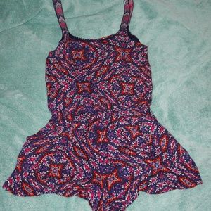 Printed Romper